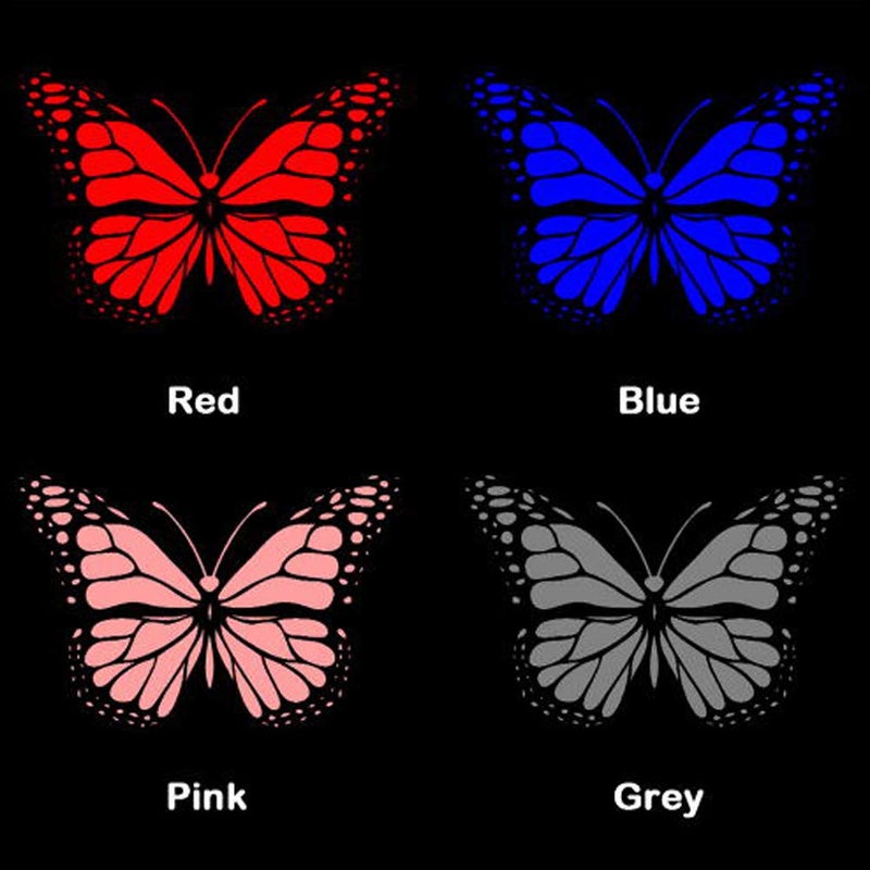 Carrfan Car Seat Cover Full Set, Grey Universal Butterfly Pattern Embroidery Auto Seat Cover Set - Image 3